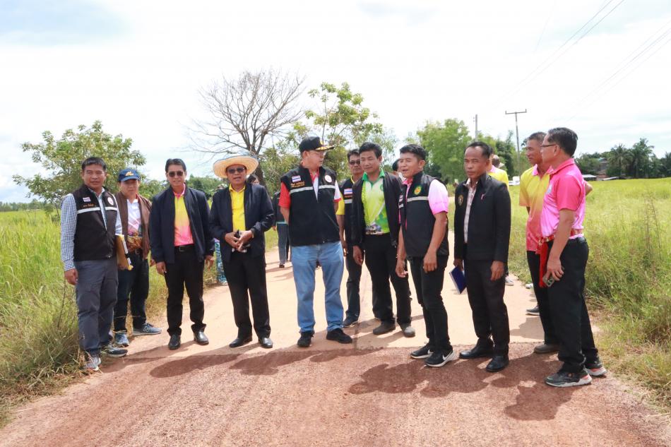 ต้อนรับ นายกานต์ กัลป์ตินันท์ นายกองค์การบริหารส่วนจังหวัดอุบลราชธานี พร้อมคณะ ในโอกาสลงพื้นที่ตรวจเยี่ยม และติดตามความคืบหน้าโครงการต่างๆ ในพื้นที่ตำบลหนองบัวฮี