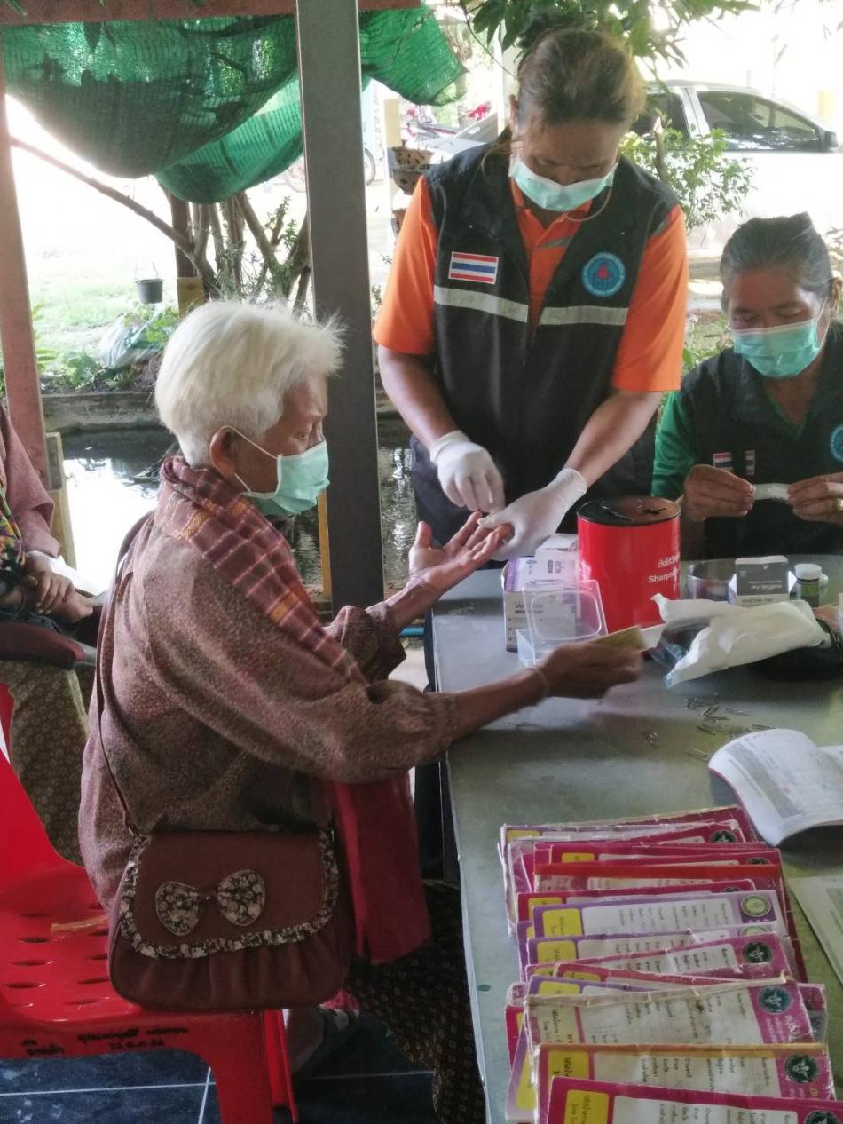 โครงการตรวจคัดกรอง-วินิจฉัยเบาหวานและความดันโลหิตสูงและประเมินโอกาสเสี่ยงต่อการเกิดโรคหัวใจและหลอดเลือด ประจำปี 2565 