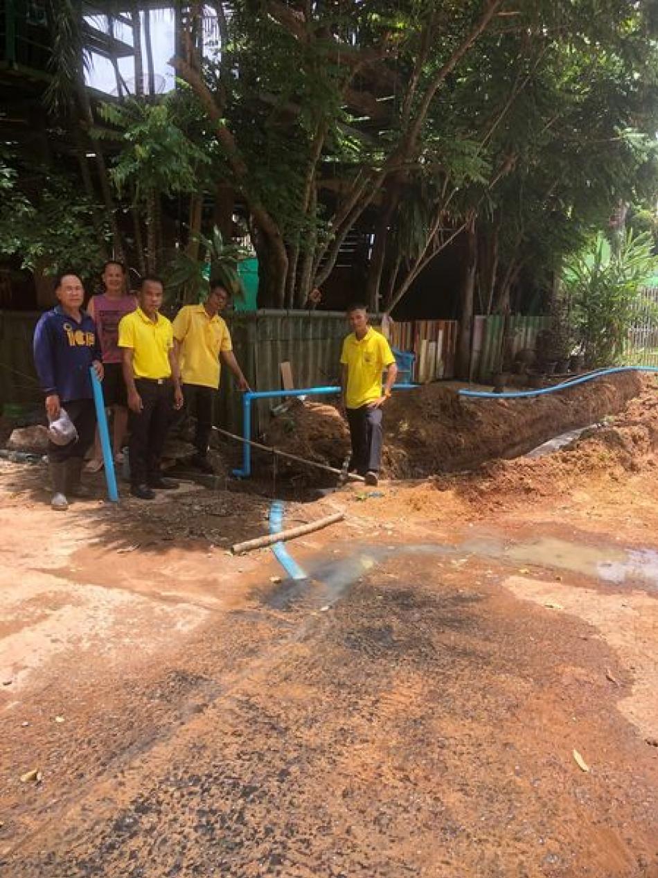 ลงพื้นที่ตรวจสอบโครงการซ่อมแซมถนนเส้นดอนงัว