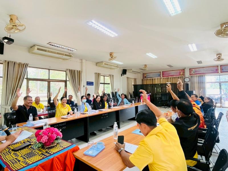 การประชุมคณะกรรมการบริหารธนาคารขยะ 