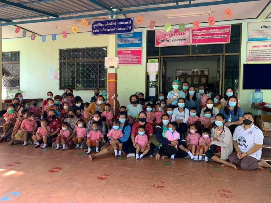 ภาพกิจกรรมโครงการอนุบาลรู้ทันก่อนฟันผุ รพ.สต.หนองบัวฮี ประจำปีงบประมาณ 2564