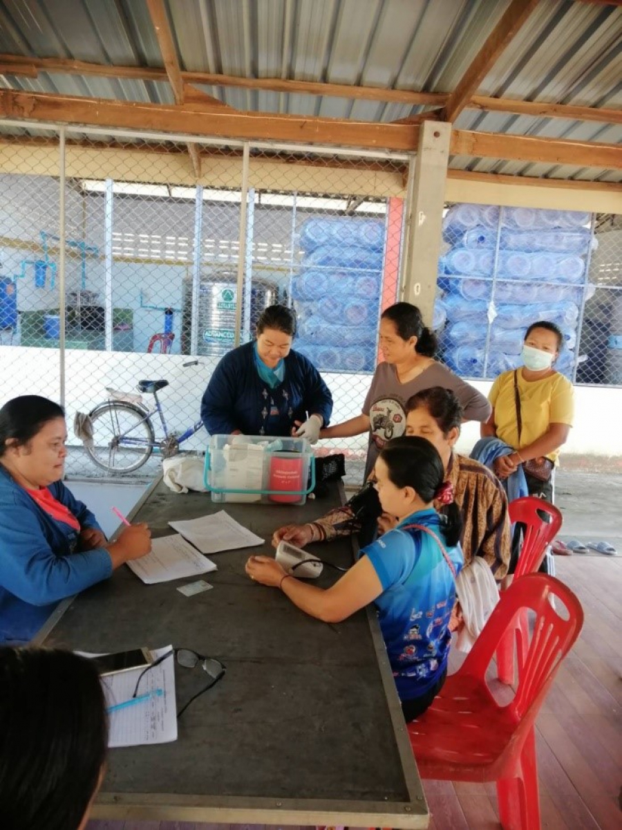 โครงการตรวจคัดกรอง-วินิจฉัยเบาหวานและความดันโลหิตสูงและประเมินโอกาสเสี่ยงต่อการเกิดโรคหัวใจและหลอดเลือด รพ.สต.โนนยานาง