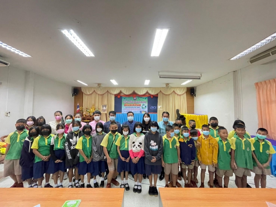 ภาพกิจกรรมโครงการฝึกอบรมการจัดการสิ่งแวดล้อมด้วยชุมชน (คัดแยกขยะต้นทาง) ประจำปีงบประมาณ ๒๕๖๕