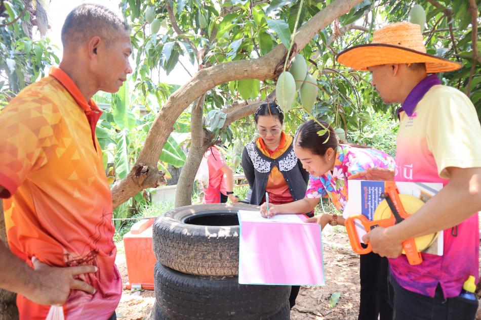 ลงพื้นที่ตรวจสอบเรื่องร้องเรียน บ้านหนองบัวฮีน้อย หมู่ที่ 1